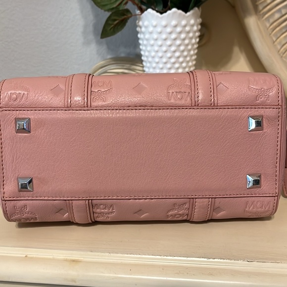 Authentic Boston Bag in Monogram Debossed Nappa Leather Pink - Picture 15 of 15